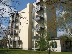 Balkonfassade modern Südseite