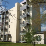 Balkonfassade modern Südseite