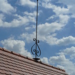 Detail Blitzschutzstange
