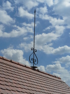 Detail Blitzschutzstange