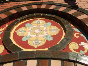 Detail Fassadenmalerei