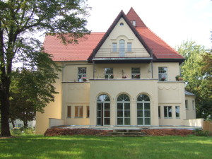 Wintergarten- Gartenterrassenansicht